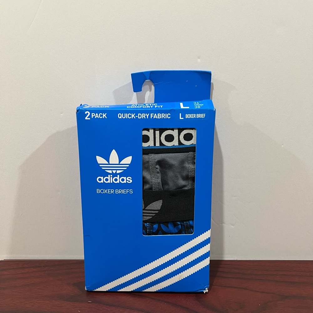 Adidas Originals, Men’s Boxer Brief, 2 Pack
